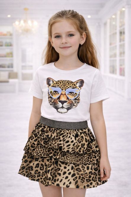 Hoofdbeeld Meisjes Rok Panter – Ruffle